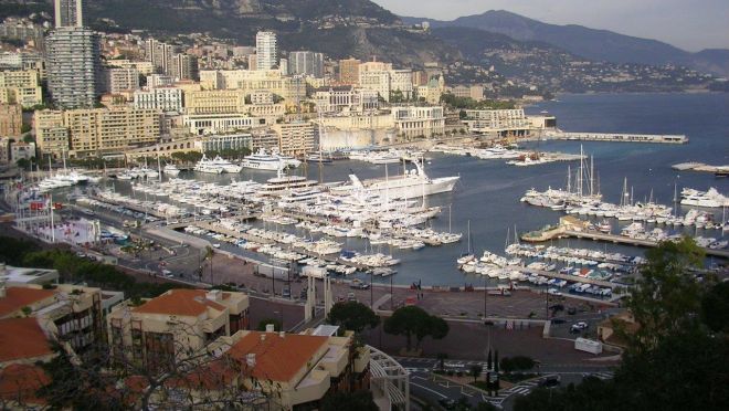 Der Hafen von Monaco.